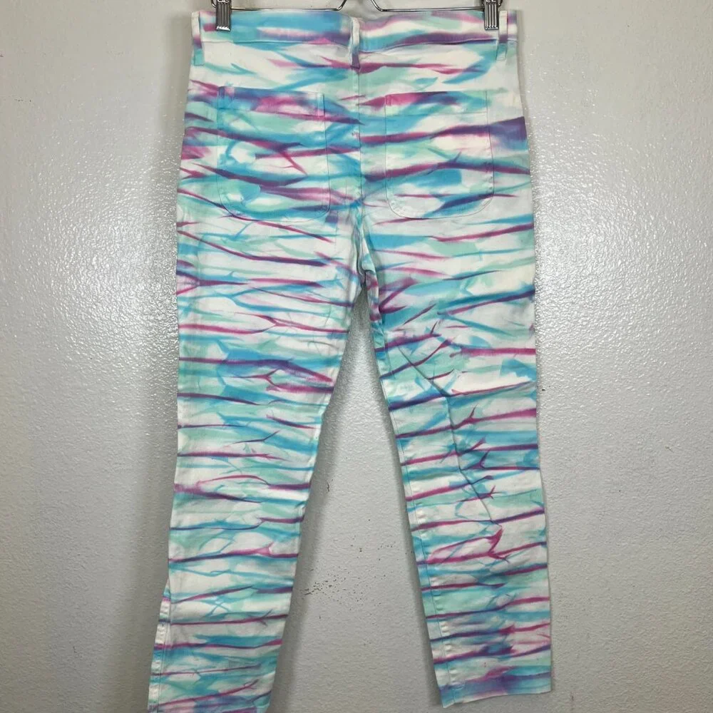 Mokuyobi‎ Multicolor High Rise Cropped Colorful Modern Size 30 Jeans
